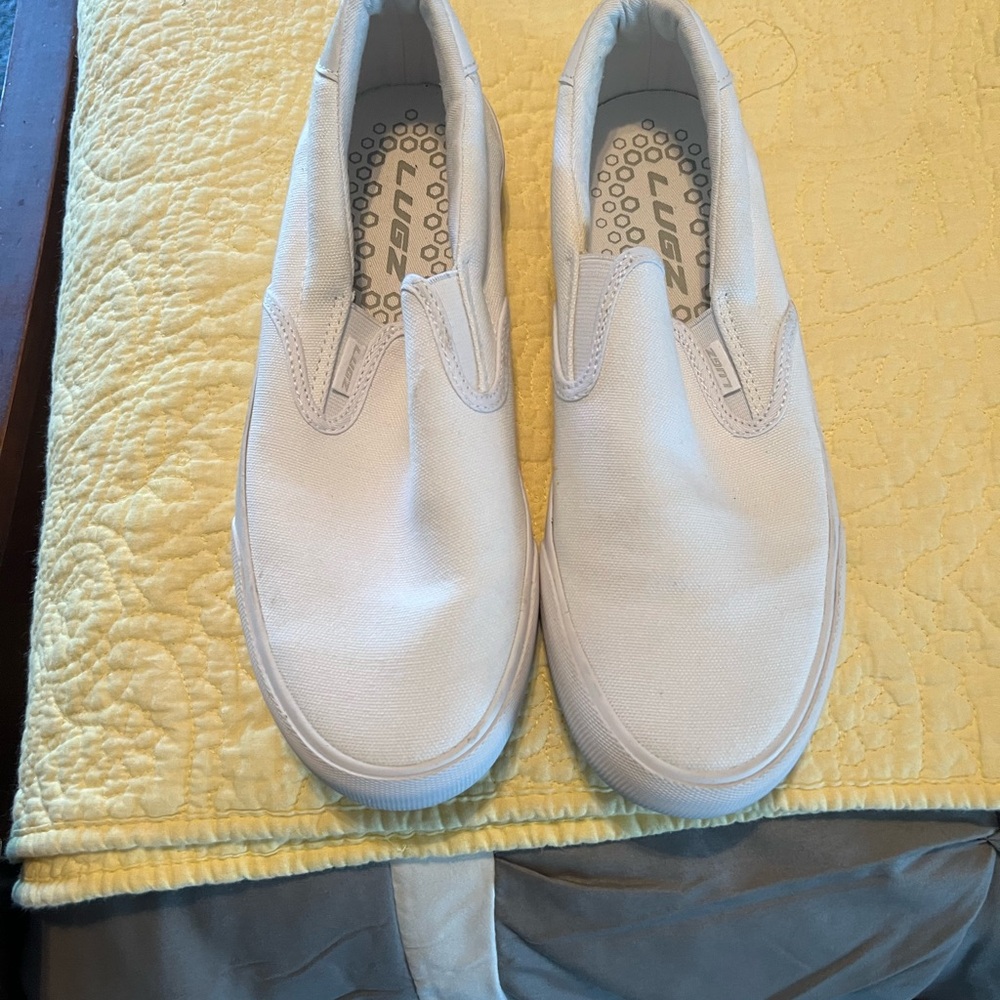 Lugz Women’s Classic White Slip-On Loafers